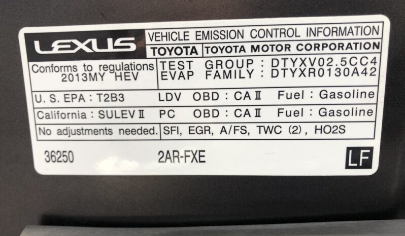 2013 Lexus ES 300H Base full